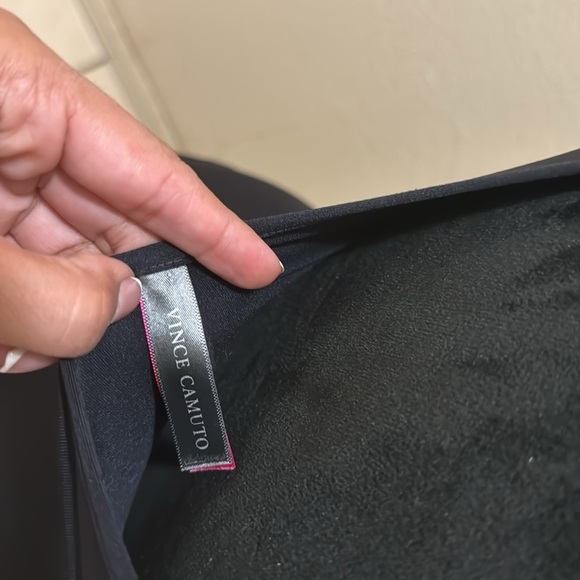 Vince Camuto Black Fitted Sleeveless Bodysuit Size L - Picture 3 of 8